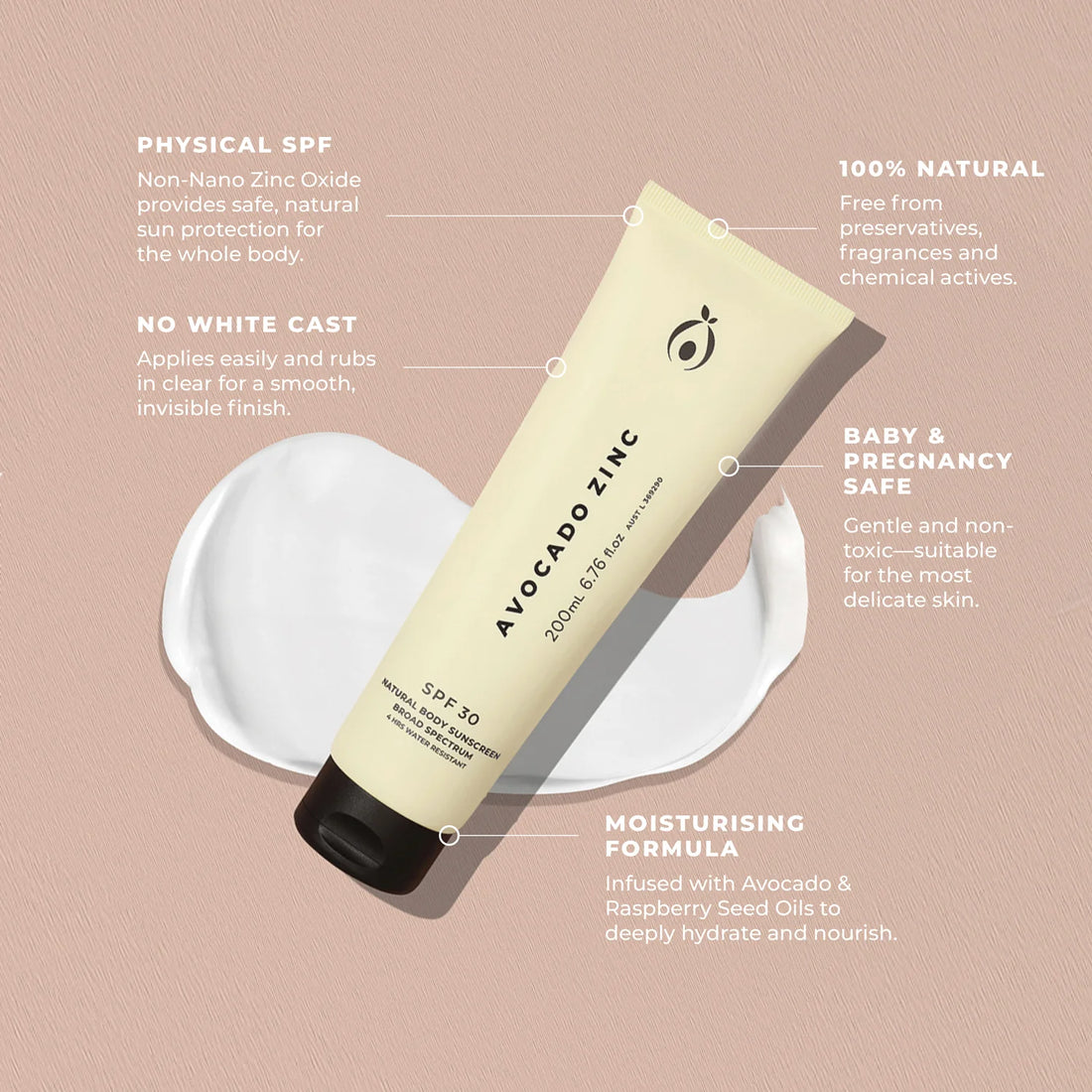 SPF 30 Natural Body Sunscreen